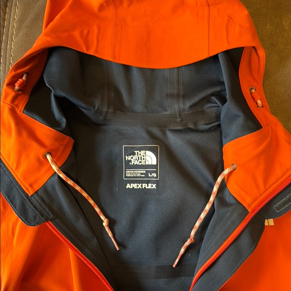 The North Face Orange and Black Performance Jacket - Picture 4 of 11